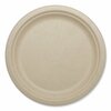 World Centric Fiber Plates, Plate, 10.1 in. Diameter, Natural, 800PK PL-SC-U10-LFP